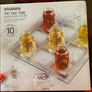 Skull Tic Tac Toe shooter set game